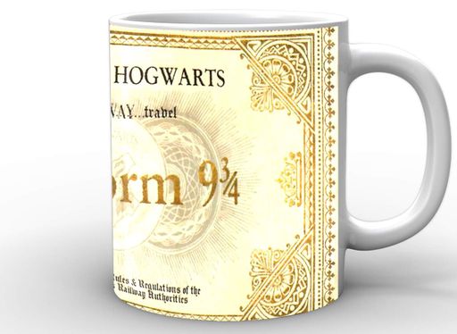 Кружка GeekLand Harry Potter Гарри Поттер Билет на Хогвартс Экспресс HP.02.032 (2115597)