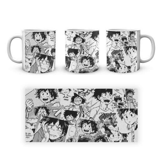 Кружка GeekLand Моя геройская академия My Hero Academia Мидория Черно-беллый коллаж MHA 02.533 (2115847)