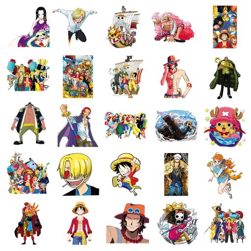 Стікерпак Ван Піс Набір наклейок GeekLand One Piece 50 штук (2115913)