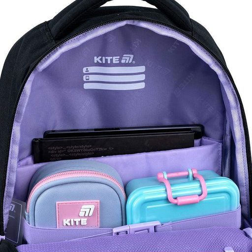 Школьный рюкзак Kite Education Monster High 13л Черный (MH26-1022M) (2116027)
