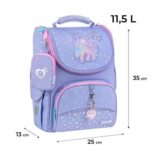 Школьный каркасный рюкзак Kite Education 501 My Little Pony 11.5л Сиреневый (LP25-501S) (2116033)
