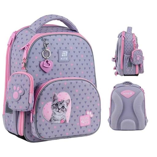 Шкільний каркасний рюкзак Kite Education 556 Studio Pets 12 л (SP25-556M) (2116069)