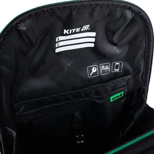 Школьный каркасный рюкзак Kite Education 555 Play Win Черный 14л (K25-555S-2) (2116113)