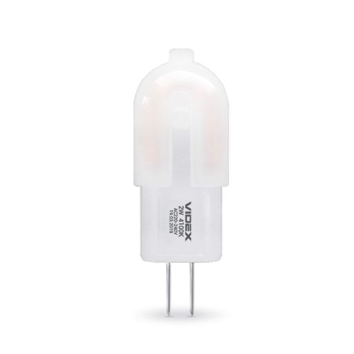 LED лампа VIDEX G4e 2W G4 4100K біле світло для акцентного освітлення 200Лм (2116199)