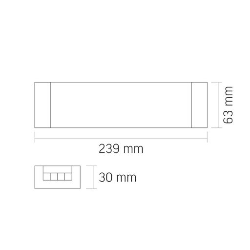 Блок живлення VIDEX 400W DC12V 33.3A для LED стрічок алюмінієвий IP20 (2116246)
