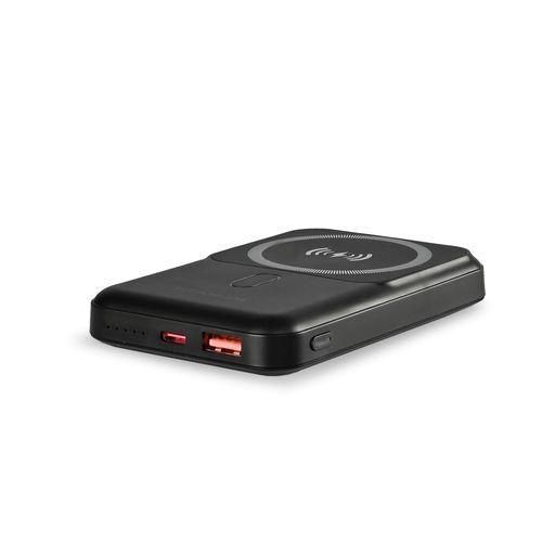 Повербанк з бездротовою зарядкою TITANUM 10000mAh 22.5W чорний портативний зарядний пристрій (2116248)
