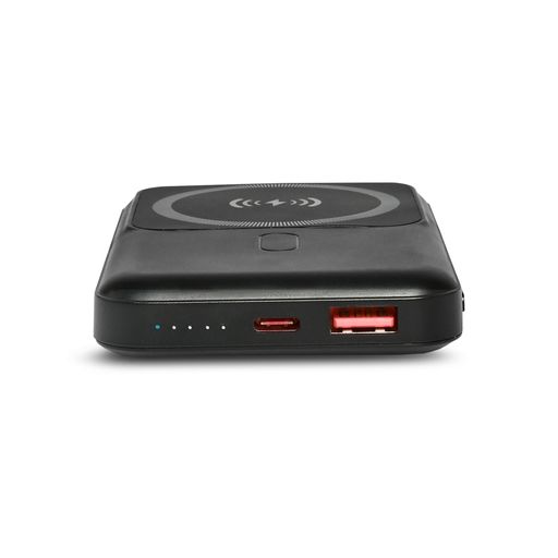 Повербанк з бездротовою зарядкою TITANUM 10000mAh 22.5W чорний портативний зарядний пристрій (2116248)