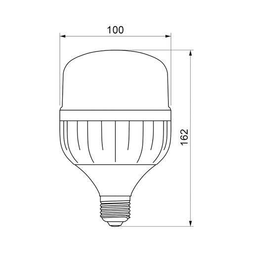 LED лампа TITANUM A100 30W E27 6500K денне світло для освітлення приміщень 3200Лм (2116298)