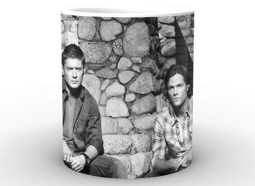 Кружка GeekLand біла Надприродне Supernatural Дін та Сем у чорно білому SN.02.022.612 (2116342)