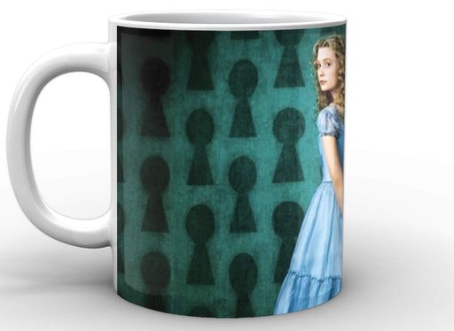 Кухоль GeekLand біла Аліса в країні чудес Alice in Wonderland замочні шалені AW.02.002 (2116366)