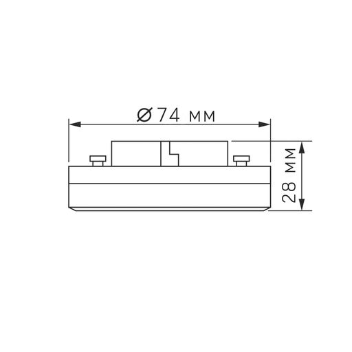 LED лампа VIDEX GX53 12W 4100K 220V біле світло для освітлення приміщень енергоефективна лампа (2116421)