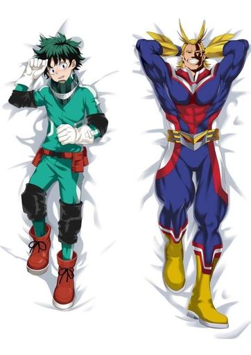 Дакімакура 150х50 см  Изукі Мідорія Моя Героїчна Академія My Hero Academia Izuku Midoriy Подушка з наволочкою двостороння (2116435)