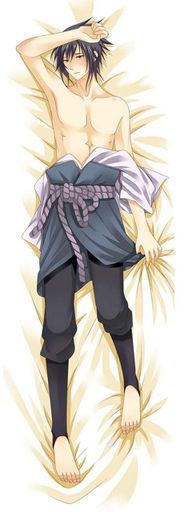 Дакимакура 150х50 см  Наруто Узумаки Саске Учиха Naruto Uzumaki Sasuke Uchiha  Подушка со съёмной (2116553)
