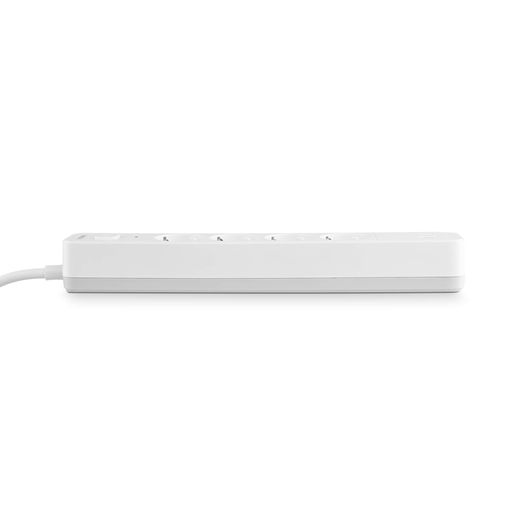 Мережевий подовжувач VIDEX ONCORD 4 розетки 3м 3.4А USB QC3.0 USB-C PD20W з кнопкою білий (2116603)