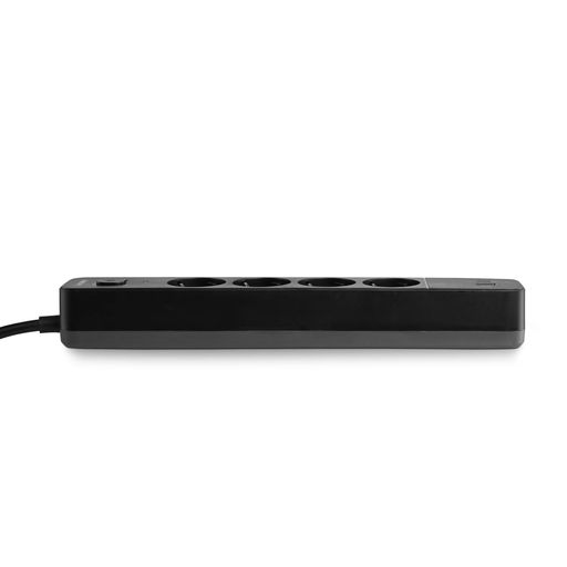 Мережевий подовжувач VIDEX ONCORD 4 розетки 3м 3.4А USB QC3.0 USB-C PD20W чорний для дому та офісу (2116606)