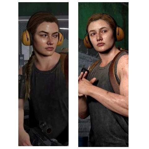 Дакiмакура 150х50см Еллі Ебби Андерсон Одні з нас The Last of Us Abby Anderson   Подушка з наволочкою обнімашка (2116655)