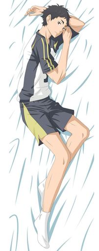 Дакимакура 150х50 см    Волейбол! Кейджи Акааши Haikyuu Akaashi Keiji Подушка  обнимашка аниме тян (2116743)