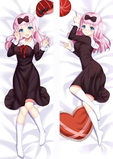 Дакимакура 150х50см Кагуя Шика Kaguya-sama Love Is War Fukuya Shika Подушка со съёмной наволочкой (2116946)