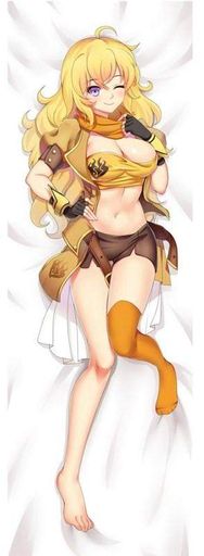 Дакимакура 150х50 см  Ян Сяо Лун Yang Xiao Long RWBY  Подушка обнимашка со съёмной наволочкой аниме (2117017)