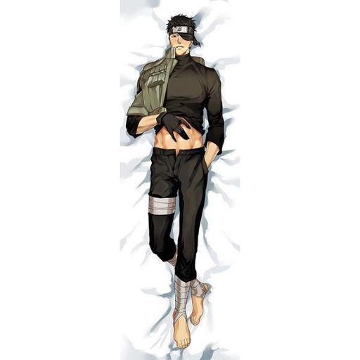 Дакимакура 150х50см  Наруто Обито Учиха + Какаши Хатакэ Naruto Kakashi+ Obito Подушка со съёмной навол (2117042)