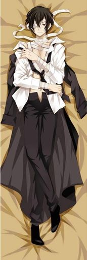 Дакімакура 150х 50 см Дазай Великий із Бродячих Псів Bungo Stray Dogs Dazai Osamu подушка обіймашка (2117228)