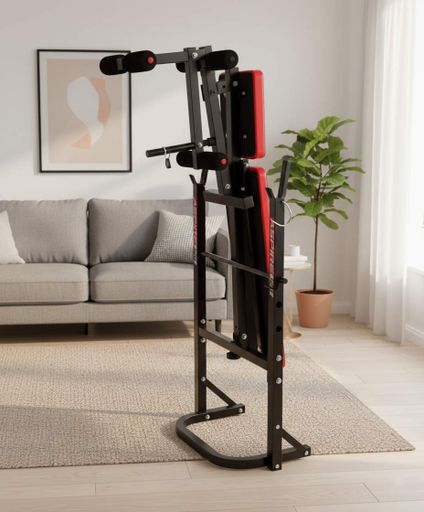 Скамья тренировочная York Fitness ASPIRE 120 складная со стойкой под штангу. (2117281)
