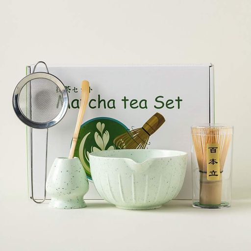 Набір для приготування чаю матчу No Brand Matcha 3125 Mint Green 7 предметів 13275-85683 (2118879)