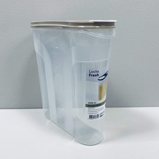 Ємність для сипучих Dunya Plastik 24,5х19,5х7 см 2,9 л Біло-бежевий 30314 (23258) (2118901)