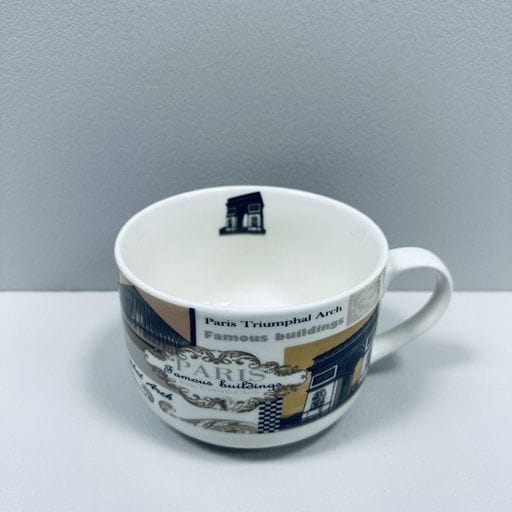 Чашка порцелянова S&T 3187 Paris 700 мл 12.8x9 см (2118917)