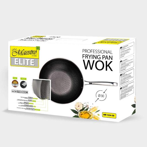 Професійна сковорода Maestro WOK MR-1224-30 96809992 (2118949)
