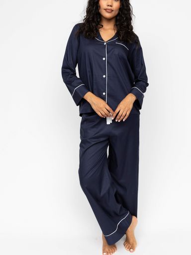 Піжама жіноча Cyberjammies Hotel 0602_NAY 20/3XL Темно-синій (5051877556515) (2118990)