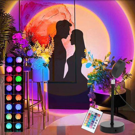 Проекційна світлодіодна лампа Inspire Sunset RGB S3 Чорний (2119019)