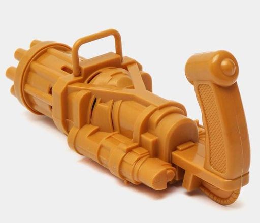 Іграшка кулемет OPT-TOP Gatling Electric Bubble Gun 20 см Жовтий (2104618371) (2119060)