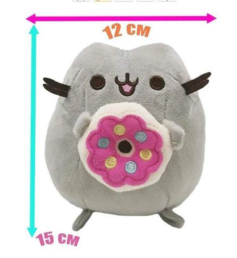 Набір м'яких іграшок 2Life Pusheen cat 12х15 см з великим пончиком і кіт в яйці v-12379 (2119225)