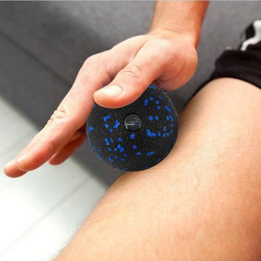 Масажний м'яч PowerPlay PP-4350 Epp Massage Ball 8 см Чорно-синій (2119324)