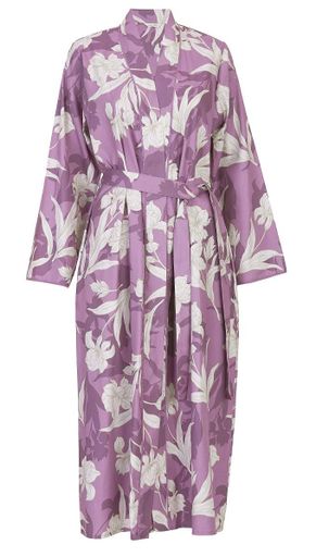 Халат Nora Rose Reena 2038 18/2XL Рожево-білий (5051877537392) (2119339)