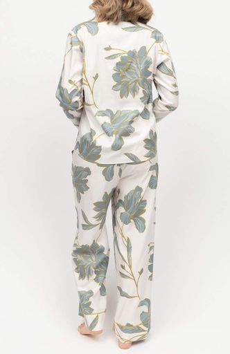 Піжама жіноча Cyberjammies Piper 0426-0427 16/XL Біло-зелений (5051877521667) (2119378)