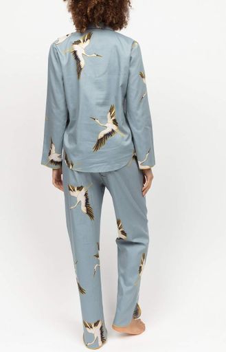 Піжама жіноча Cyberjammies Piper 0420-0421 24/5XL Сіро-білий (5051877521049) (2119387)