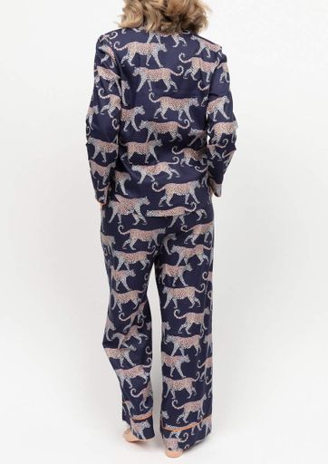 Піжама жіноча Cyberjammies Taylor 0362-0363 20/3XL Синьо-бежевий (5051877516441) (2119411)