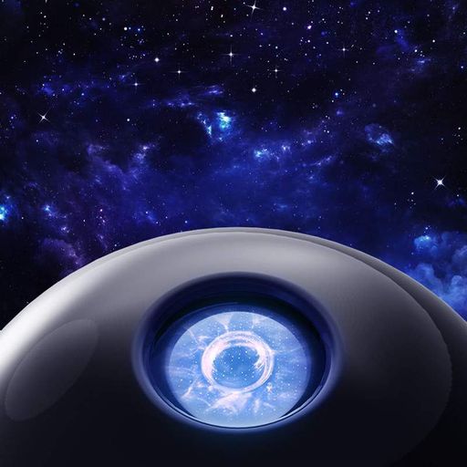 Проєктор No Brand Black Hole Galaxy Projector з таймером і обертом на 360° (2119461)