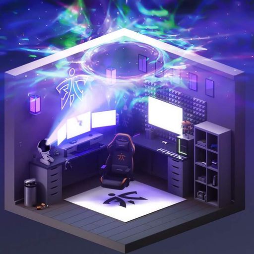 Проєктор No Brand Black Hole Galaxy Projector з таймером і обертом на 360° (2119461)