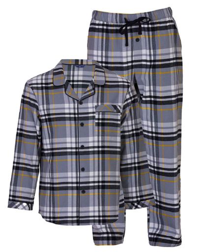 Піжама чоловіча Cyberjammies Parker 3028-3029 S Сіро-білий (5051877532212) (2119564)