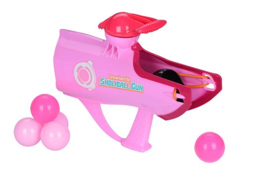 Бластер для дівчаток Same Toy сніжки та кулі 2в1 Pink iz15604 (2119701)
