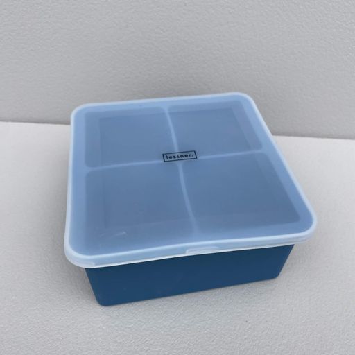 Форма силіконова для льоду 12,6х12,6х5,9 см Lessner Sky Blue 10312 (2119704)