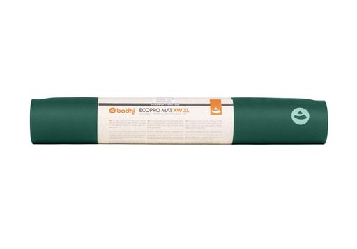 Килимок для йоги Bodhi Ecopro XW XL темно-зелений 200x66x0.4 см (2119711)