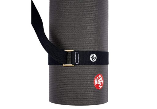 Ремінь-перенесення для йога-мату Manduka Commuter 173х4 см Чорний (2119715)