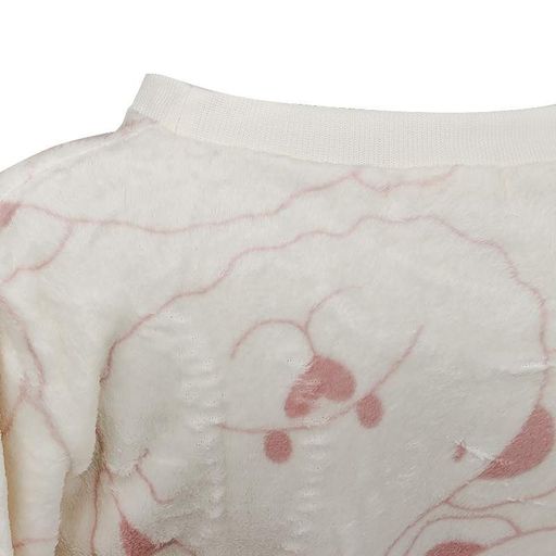 Комплект жіночої піжами No Brand 301 Bear L White-Pink (2120031)