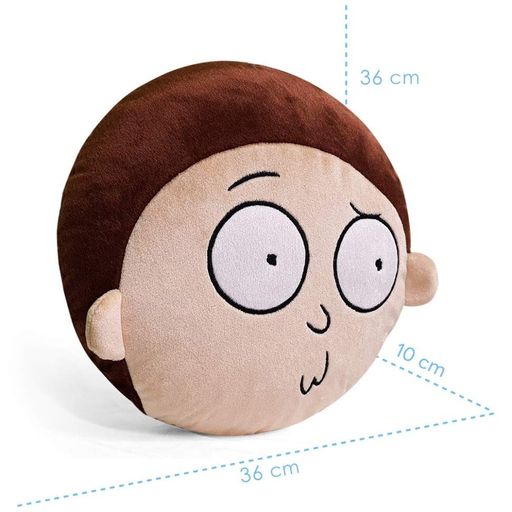 Декоративна подушка обличчя WP Merchandise Морті Rick and Morty 36 см Різнокольоровий (2120061)