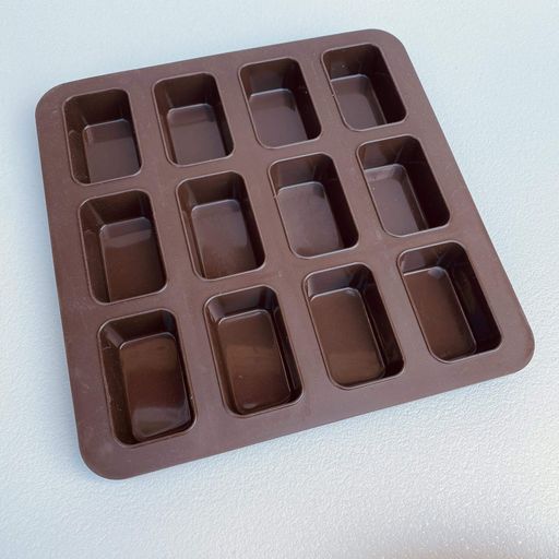 Форма силіконова для випічки Lessner Chef Choco 10251 квадратна 24,8х24,8х2,5 см Коричневий (22285) (2120237)