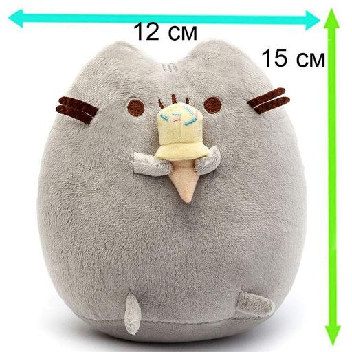 Набір м'яких іграшок 2Life Pusheen cat 15х12 см та Лев 10х7 см v-12461 (2120413)